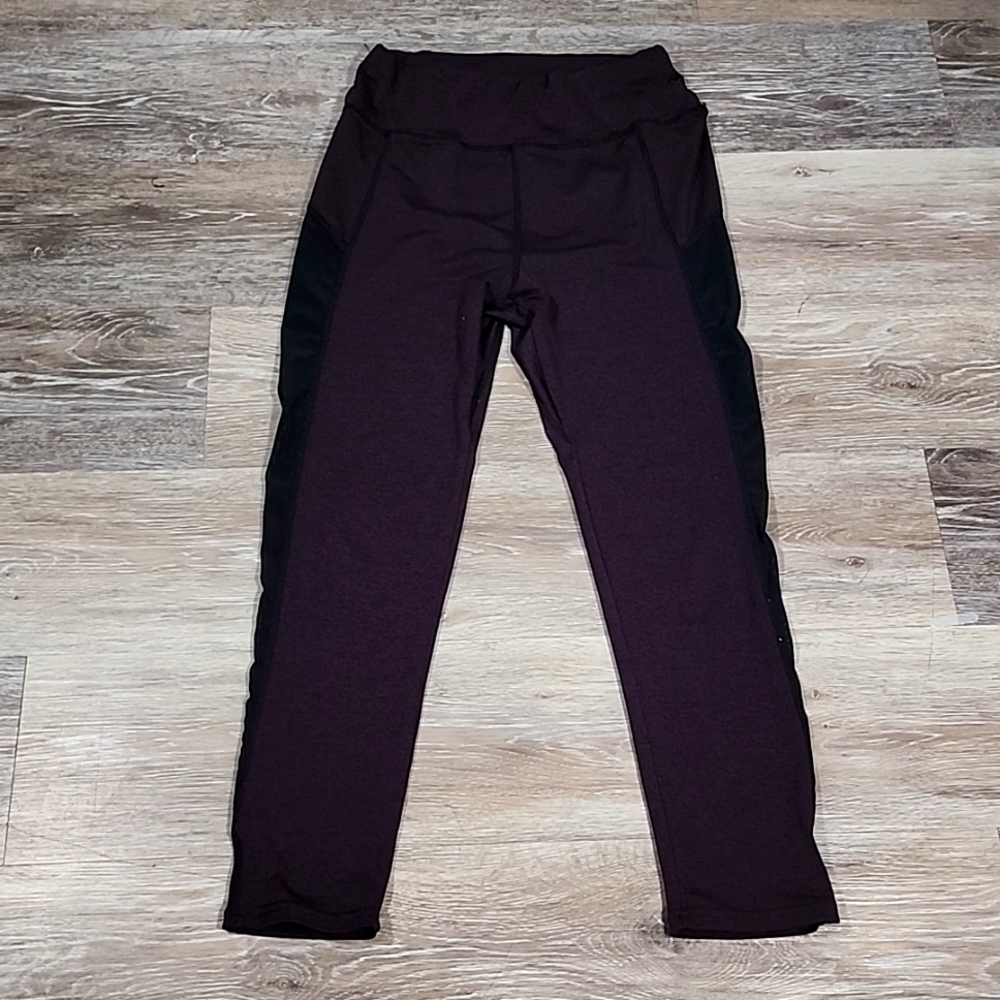 leggings  with  mesh acent